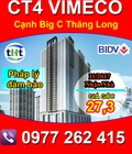 Hình ảnh: Bán căn hộ CT4 Vimeco cạnh Big C Thăng Long vào tên trực tiếp giá rẻ hơn thị trường. LH: 0977.262.415