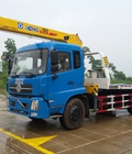 Hình ảnh: Xe cứu hộ giao thông sàn trượt Dongfeng gắn cẩu quay 5 tấn XCMG 3 đốt