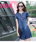 Hình ảnh: Sale off 49%: Đầm Jean nữ cá tính, co giãn tốt
