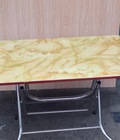 Hình ảnh: bàn ăn 120x70 chữ nhật chân i nox
