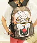 Hình ảnh: Ba lô vải dù mặt sư tử phong cách, cá tính, giá rẻ tại Hà Nội