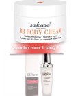 Hình ảnh: Kem dưỡng trắng da toàn thân sakura body