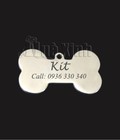 Hình ảnh: Thẻ dogtag kim loại khắc tên dành cho thú cưng