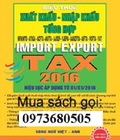 Hình ảnh: Biểu thuế xuất nhập khẩu 2016 SONG NGỮ VIỆT ANH