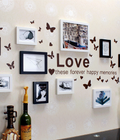Hình ảnh: Bộ 10 Khung Ảnh Kèm Decal Trang Trí Chữ Love