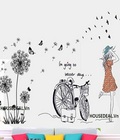 Hình ảnh: Decal cô gái trên đồi cỏ may 02