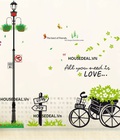 Hình ảnh: Decal xe hoa bên đèn 02