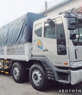 Hình ảnh: Xe tải Daewoo P9CVF 5 chân Đóng thùng mui bạt 21 tấn