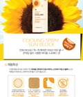 Hình ảnh: Kem chống nắng dạng xịt THE FACE SHOP Natural Sun Eco Cooling Spray Sun Block.