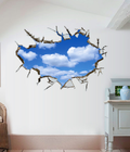Hình ảnh: Tranh Decal dán mây 3D