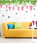 Hình ảnh: Tranh Decal dán Giàn hoa tigon LỚN