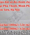 Hình ảnh: Cần bán đất sổ đỏ chính chủ, tại Phú Thịnh, Minh Phú, Sóc Sơn, Hà Nội.