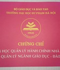 Hình ảnh: Đào tạo cấp chứng chỉ Quản lý hành chính Nhà nước Quản lý GD đào tạo