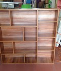 Hình ảnh: Kệ sách 120x120 x20 màu vân xoan đào