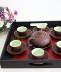 Hình ảnh: Bộ ấm chén tử sa Bát Tràng