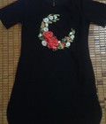 Hình ảnh: Đầm suông thêu ruy băng