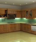 Hình ảnh: Tủ bếp gỗ tự nhiên 008TP
