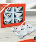 Hình ảnh: Bộ 6 bát cơm hoa đào Minh Long