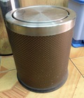 Hình ảnh: Thùng rác Inox bọc da sang trọng