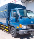 Hình ảnh: Bán xe tải Hyundai HD65 thùng mui bạt 4,5m 2016