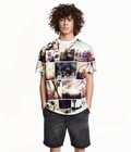 Hình ảnh: Áo thun HM Free Style cổ tròn cổ tim Graphic T shirt Crew hàng Mỹ chính hãng authentic có sẵn tại totbenre shop