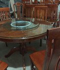 Hình ảnh: Bàn ăn tròn xoay 6 ghế