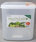 Hình ảnh: Hộp thực phẩm vuông 1600ml Inomata