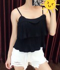 Hình ảnh: Áo 2 dây bèo tầng dập ly QC