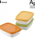 Hình ảnh: Bộ 3 hộp đựng thức ăn 520ml Richell