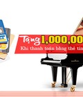 Hình ảnh: Sovaco Piano ưu đãi khách thanh toán bằng thẻ tín dụng