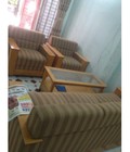 Hình ảnh: Thanh lý bộ sofa tiếp khách cũ cao cấp mới 90%, ốp gỗ 