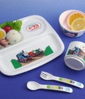 Hình ảnh: Bộ khay, bát, cốc thìa ăn dặm Thomas Nhật Bản  