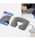 Hình ảnh: Gối hơi đỡ cổ màu ghi  