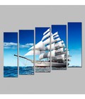 Hình ảnh: Tranh bộ thuận buồm xuôi gió DH1147A (kích thước 150x90cm) 