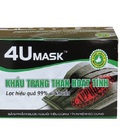 Hình ảnh: Khẩu trang y tế than hoạt tính 4U mask