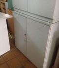 Hình ảnh: Bán tủ hồ sơ thấp 2 cánh xám cũ