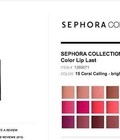 Hình ảnh: Son lì Sephora Color Lip Last