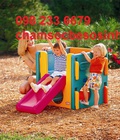 Hình ảnh: Bộ cầu tuột mini có rào chắn little tikes lt413910060 km giảm giá