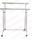 Hình ảnh: Sào phơi đồ inox đôi khoen móc  - DL01