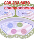 Hình ảnh: Đĩa ăn dặm cho bé 3 ngăn Zaracos 6858 km giảm giá