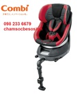 Hình ảnh: Ghế ô tô combi neroom Iso fix xoay 360 eg màu đỏ km giảm giá