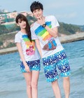 Hình ảnh: Quần đôi đi biển đủ màu sắc