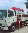 Hình ảnh: Xe tải gắn cẩu 3 tấn hyundai hd210 gắn cẩu unic 3 tấn 3 đốt urv343