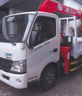 Hình ảnh: Xe Tải Cẩu Tự Hành Hino XZU730 Gắn cẩu Unic 3 tấn 4 đốt