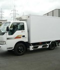 Hình ảnh: Xe tải thùng kín màu trắng KIA K165S tải trọng 2 tấn 4 chạy vô thành phố