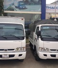 Hình ảnh: Xe Kia K165 Thùng Kín có cửa hông màu trắng hỗ trợ tiến độ