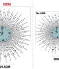 Hình ảnh: Đồng hồ treo tường mặt trời kim cương 02 (MTKC02) 75cm