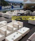 Hình ảnh: Bàn ghế café nhựa giả mây cao cấp.