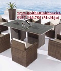 Hình ảnh: Bàn ghế mây nhựa phòng khách, bàn ghế sofa,sân vườn