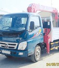 Hình ảnh: Xe cẩu tự hành thaco ollin 500b gắn cẩu unic 3 tấn